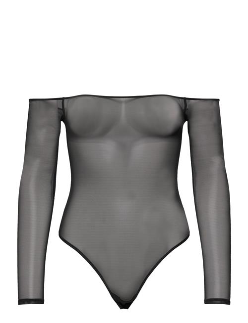 Organic Basics | Mesh Off-Shoulder Bodysuit | M