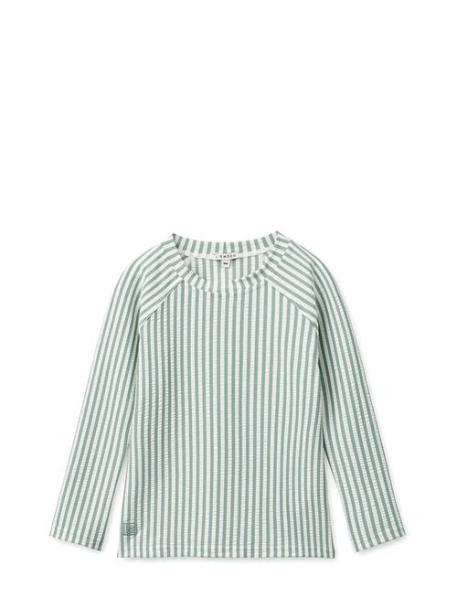 Liewood | Noah Seersucker Longsleeve Swim Tee | 80