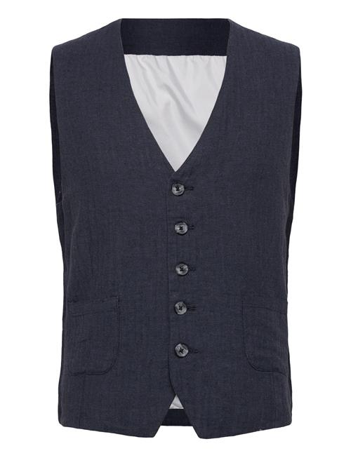 Lindbergh | Cotton Linen Waistcoat | XL