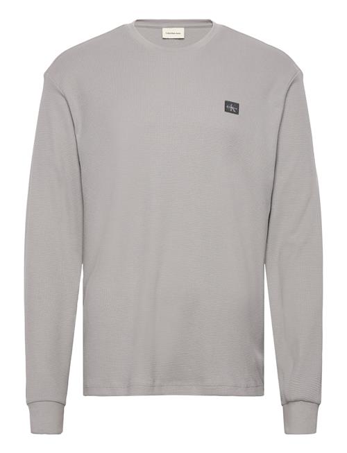 Calvin Klein Jeans | Ls Waffle Badge Crewnk Tee | M