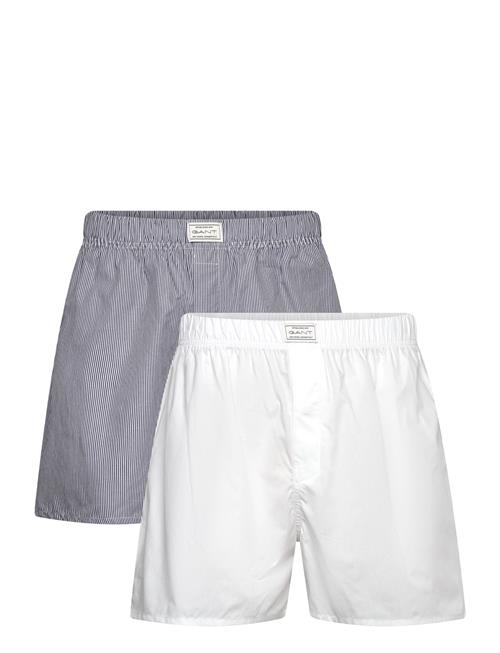 Gant | Stripe And Solid Boxer Shorts 2-P | XXL