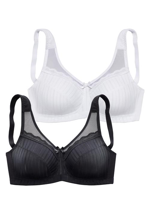 PETITE FLEUR BH  sort / hvid