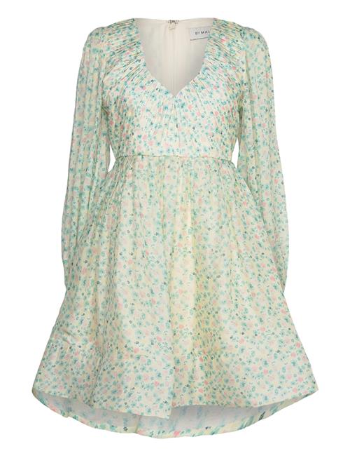 Malina | Estelle V-Neck Chiffon Mini Dress | S