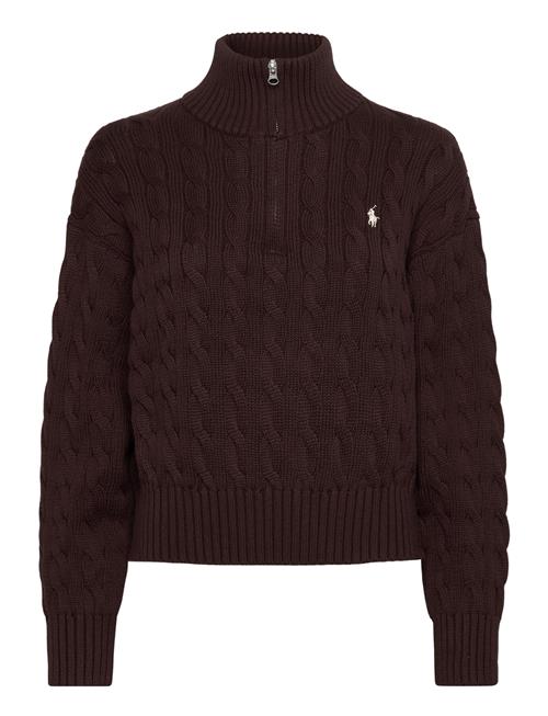 Polo Ralph Lauren | Cable-Knit Cotton Quarter-Zip Sweater | XL