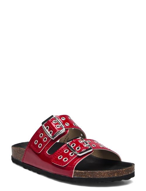 Bianco | Biamiami Two Buckle Slide Patent Leather | 38
