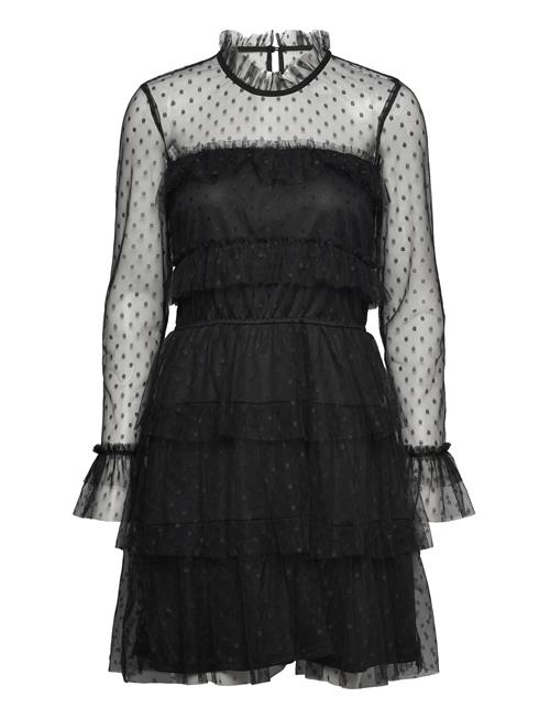 Bubbleroom | Rhoda Dotted Mesh L/S Dress | 34
