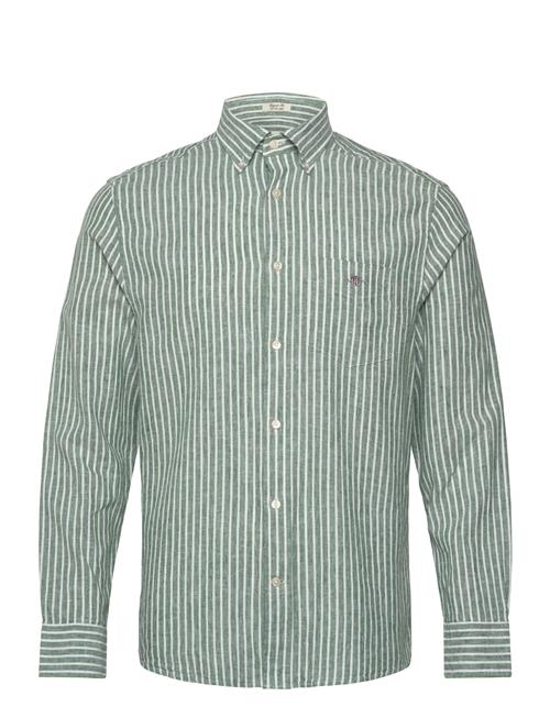 Gant | Reg Cotton Linen Stripe Shirt | XXXL