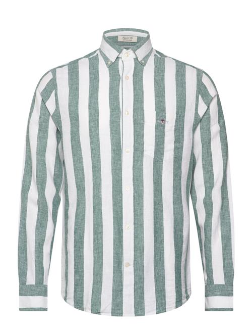 Gant | Reg Cotton Linen Bold Stripe Shirt | XXXL