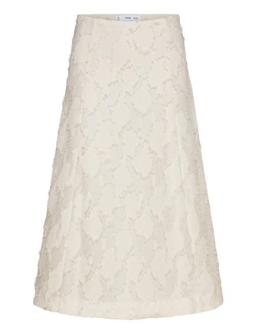Mango | Textured Flared Skirt | L