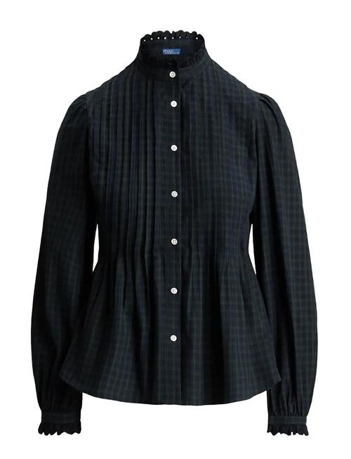 Polo Ralph Lauren | Pintucked Plaid Cotton Shirt | 34