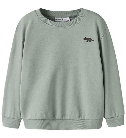 Name It Sweatshirt - NmmVallen - Green Milieu/Dino
