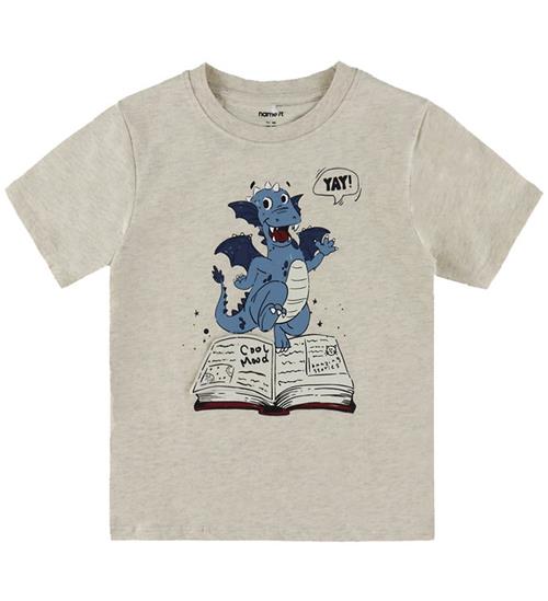 Name it T-shirt - NmmKajus - Peyote Melange