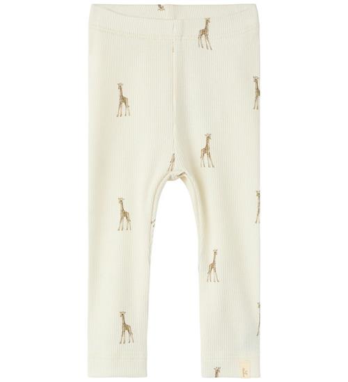 Lil Atelier Leggings - Slim - NbnGavo - Turtledove/Giraffe