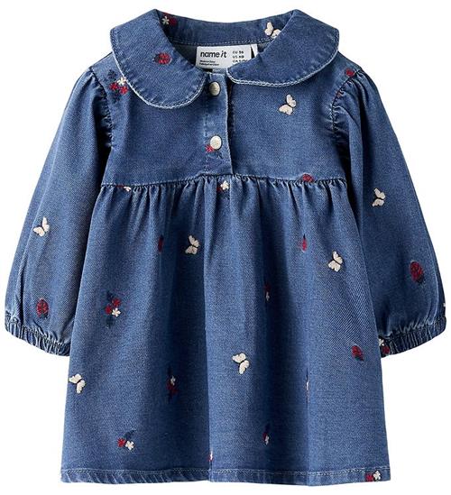 Name It Kjole - NbfAlva - Medium Blue Denim/Nature