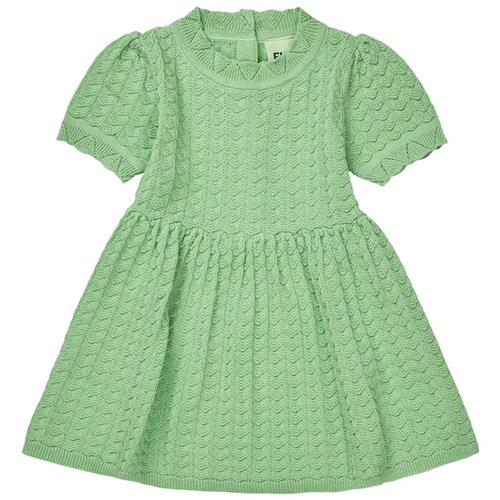 FUB Strikket Kjole Emerald 62 cm  Grøn  62 cm  Piger