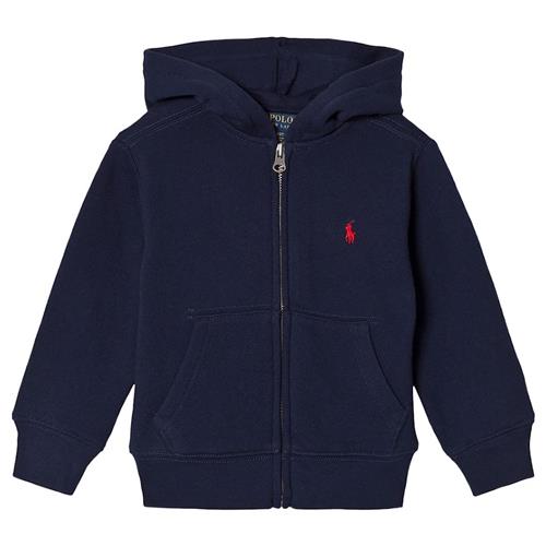 Ralph Lauren Hættetrøje Med Lynlås I Bomuldsfleece Cruise Navy 4 years (US 5)  Marineblå  109-116 cm  Drenge