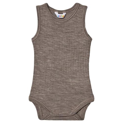 Joha Babybody Beige Sesame Melange-50 cm Uld Beige  50 cm  Drenge, Piger