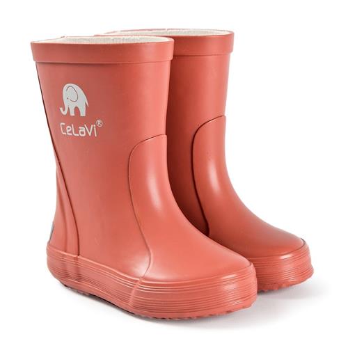 Celavi Basic Rain Boots Redwood 25 EU  Rød  25 EU  Drenge, Piger
