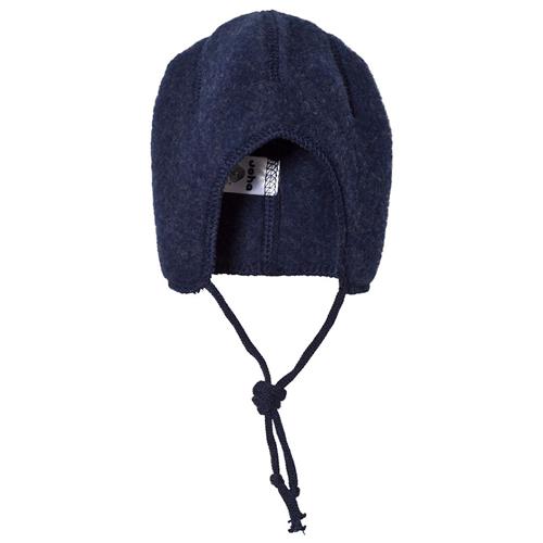 Joha Babyhue Marineblå melange Dark Blue-45 cm Uld Blå  45 cm  Drenge, Piger