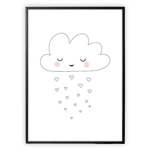 XO Posters Plakat Med Sky One Size  Hvid  One Size  Drenge, Piger