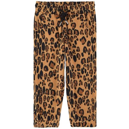 Mini Rodini Leopard Fleecebukser Beige Beige-104/110 cm  Beige  104/110 cm  Drenge, Piger