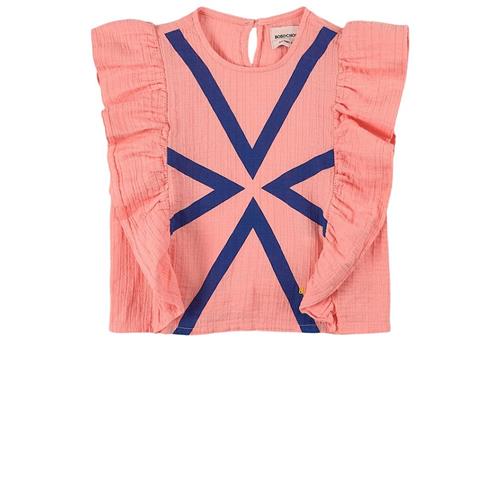Bobo Choses Triangles Bluse Lyserød 4-5 Y  Lyserød  4-5 år  Piger