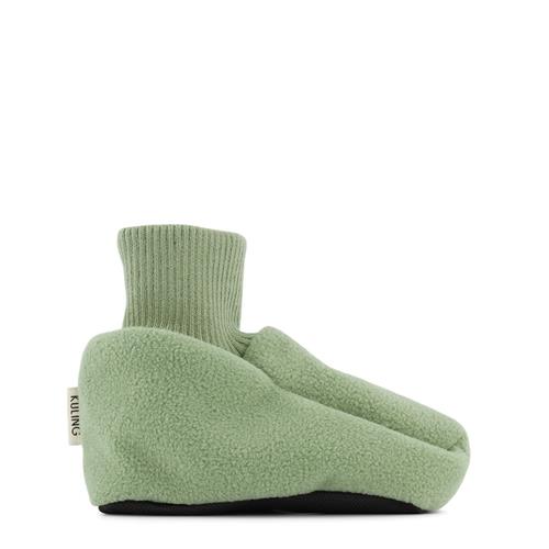 Kuling Livigno Vindfleecetøffeler Pale Moss Green 12-18 Months  Grøn Ensfarvet 12-18 måneder  Drenge, Piger