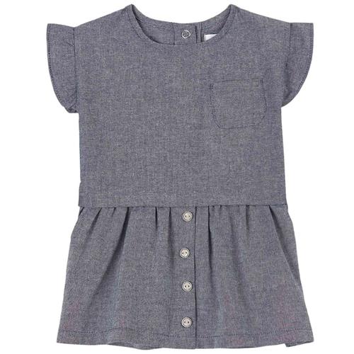Absorba Chambray Kjole Blå 6 Months  Blå  6 måneder  Piger