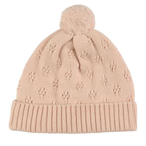 Buddy & Hope Strikket Hue Pearl Pink 48/50 cm  Lyserød Ensfarvet 48/50 cm  Drenge, Piger