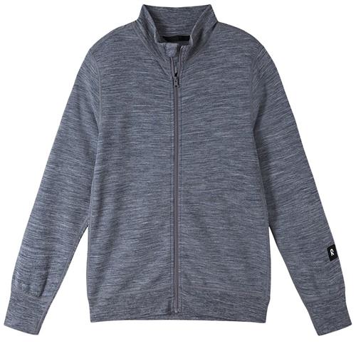 Reima Mahin Uldsweater Gråmeleret 98 cm Uld Grå  98 cm  Drenge, Piger