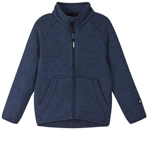 Reima Hopper Fleece-sweater Jeans Blue  Jeans blue-110 cm  Blå  110 cm  Drenge, Piger