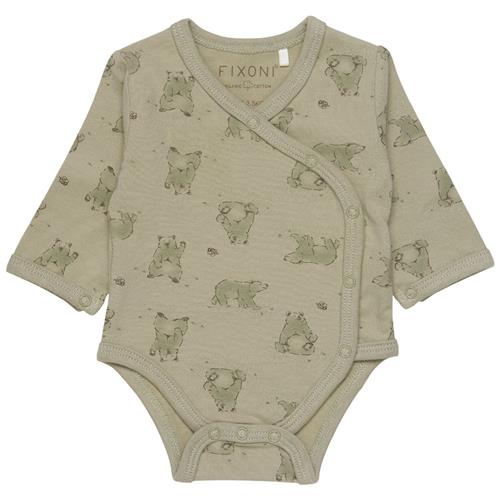 Fixoni Mønstret Wrap Body Tea 44 cm  Grøn  44 cm  Drenge, Piger