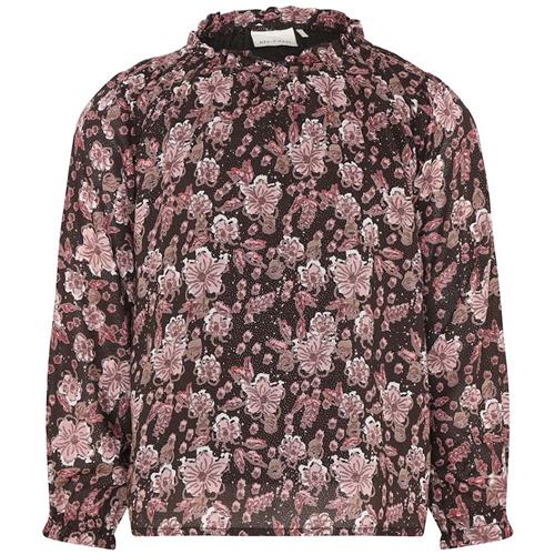 EnFant Blomstret Bluse Demitasse 116 cm  Brun  116 cm  Piger