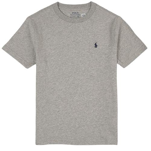 Ralph Lauren Crewneck Tee I Bomuldsjersey Andover Heather 2 years (US 3)  Grå  94-100 cm  Drenge