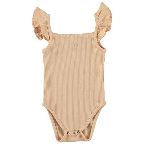 Tocoto Vintage Ribbet Babybody Lyserød 9 Months  Lyserød  9 måneder  Piger