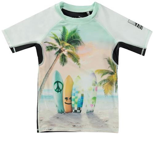 Molo Neptune UV-trøje Sunrise Surfer 92/98 cm  Creme  92/98 cm  Drenge, Piger