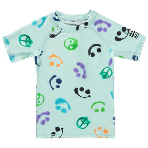Molo Neptune UV-trøje Multi Smile 98/104 cm  Blå  98/104 cm  Drenge, Piger