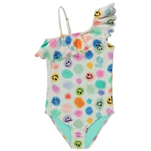 Molo Net Badedragt Painted Dots 92 cm  Creme  92 cm  Piger