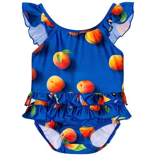 Molo Nalani Badedragt Apricot 98/104 cm  Blå  98/104 cm  Piger
