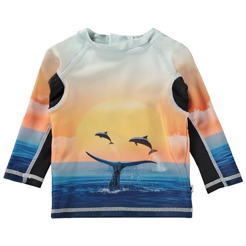 Molo Nemo UV-trøje Ocean Smile 86/92 cm  Orange.  86/92 cm  Drenge, Piger