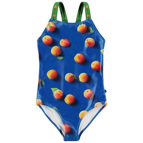 Molo Nakia Badedragt Apricot 116 cm  Blå  116 cm  Piger