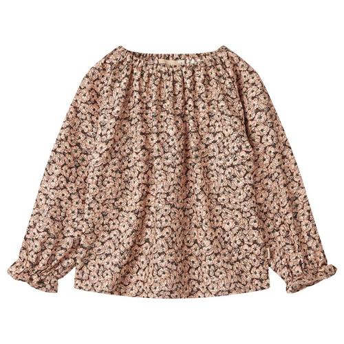 Wheat Nicoline Blomstret Bluse Anemones in Plenty 110 cm  Creme  110 cm  Piger