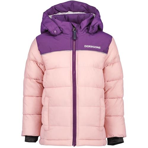 Didriksons Fox Kids Jakke Dusty Pink 90 cm  Lyserød  90 cm  Drenge, Piger