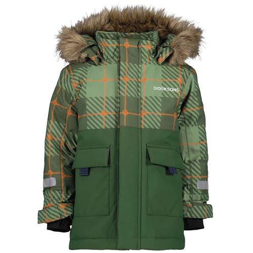 Didriksons Polarbjörn Parka Jakke Pine Green 90 cm  Grøn  90 cm  Drenge, Piger