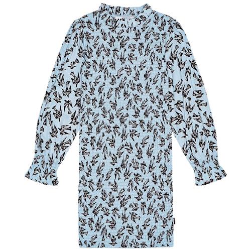 Molo Calesta Kjole Blue Studio Birds 98/104 cm  Blå  98/104 cm  Piger