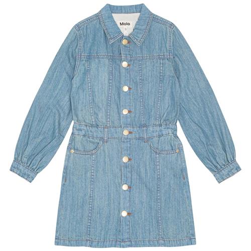 Molo Chaya Cowboykjole Washed Denim Blue 122/128 cm  Blå  122/128 cm  Piger
