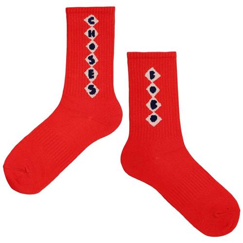 Bobo Choses Bobo Diamonds Lange Strømper Rød 29-31 EU  Rød  29-31 EU  Drenge, Piger