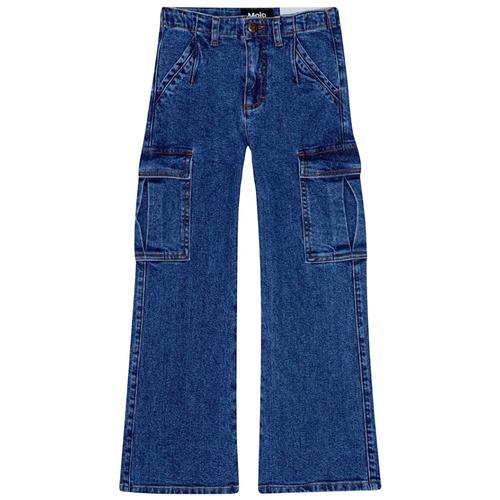Molo Addy Jeans Washed Vintage 122 cm  Blå  122 cm  Piger