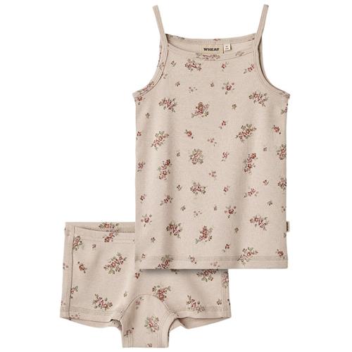 Wheat Undertøj Soffia Pale Lilac Flowers 92 cm  Lilla  92 cm  Piger