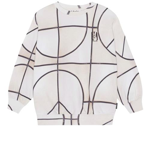 Molo GOTS Monti Sweatshirt Basket Neutral 110 cm  Creme  110 cm  Drenge